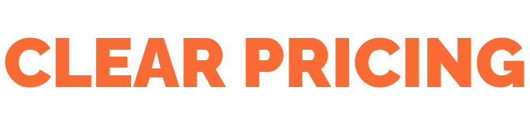 Text title Clear Pricing